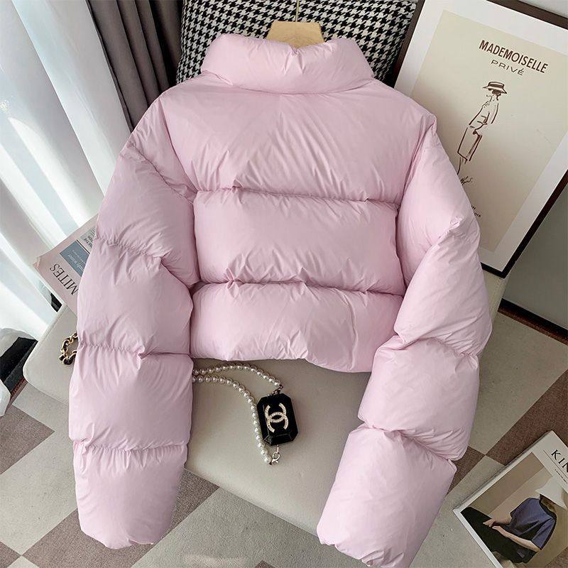 coquette pink winter jacket