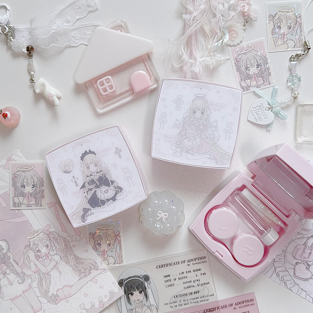 angel heart contact lens box