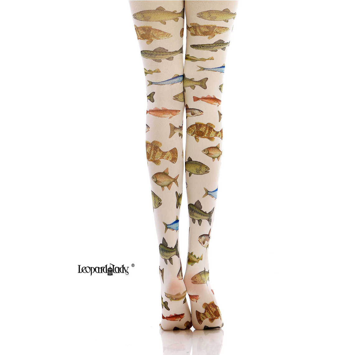 Harajuku Fish Thigh High Socks