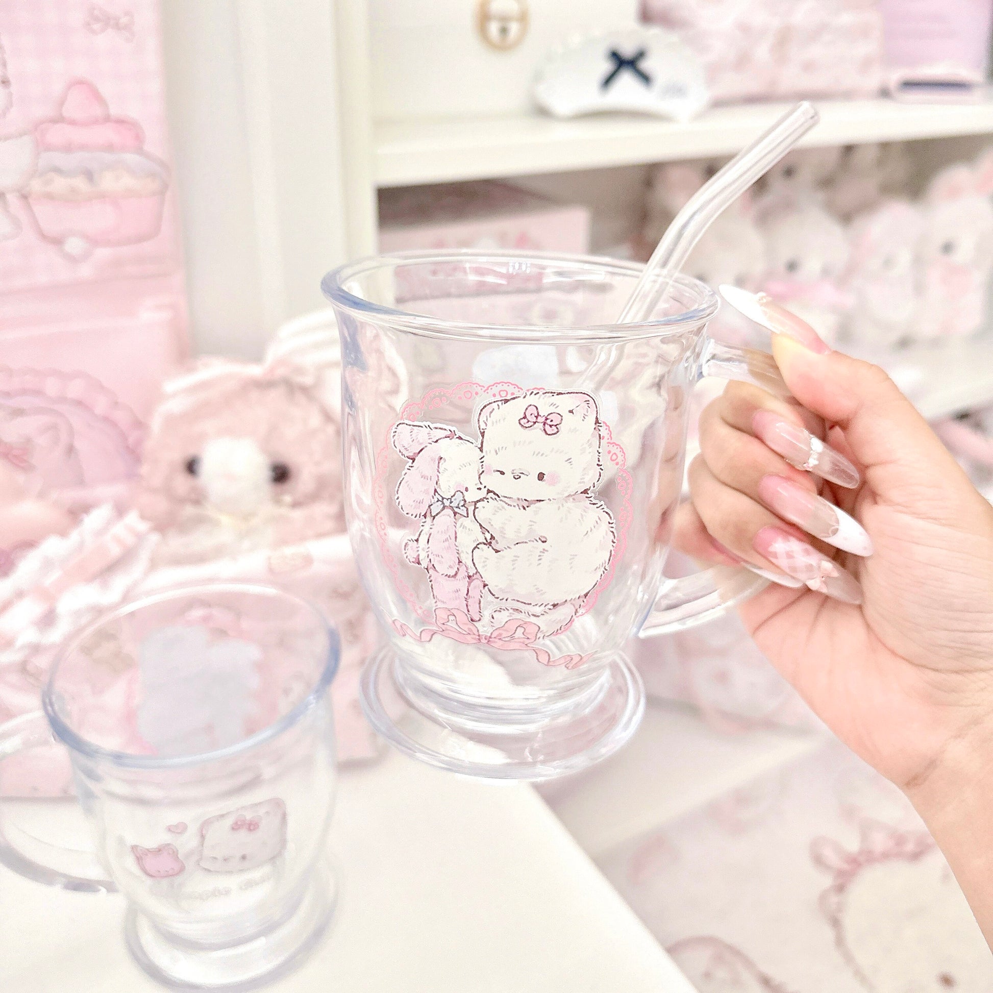 Cute cat water cup