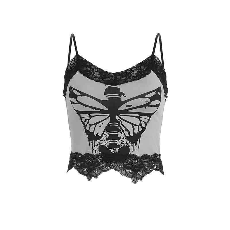 Fairy Grunge Butterfly Tank Top