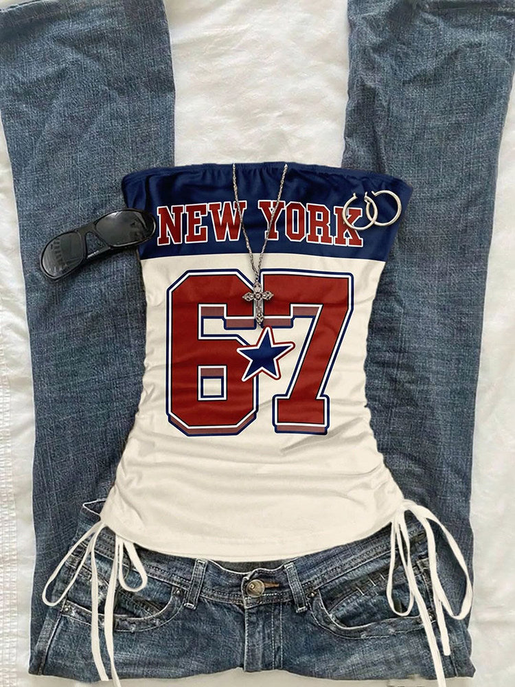 straps sports crop top