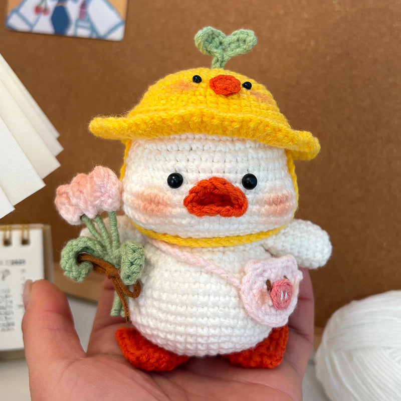 diy woolen duck material bag