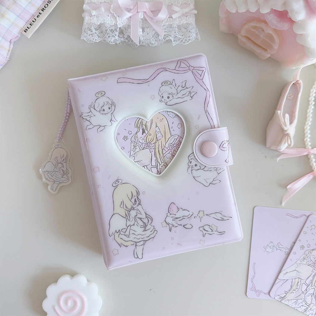 kawaii angel heart versatile and cute A7 loose-leaf ledger