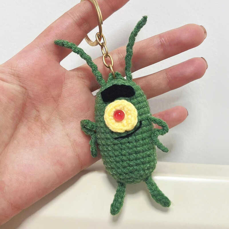 diy wool cartoon knitted doll