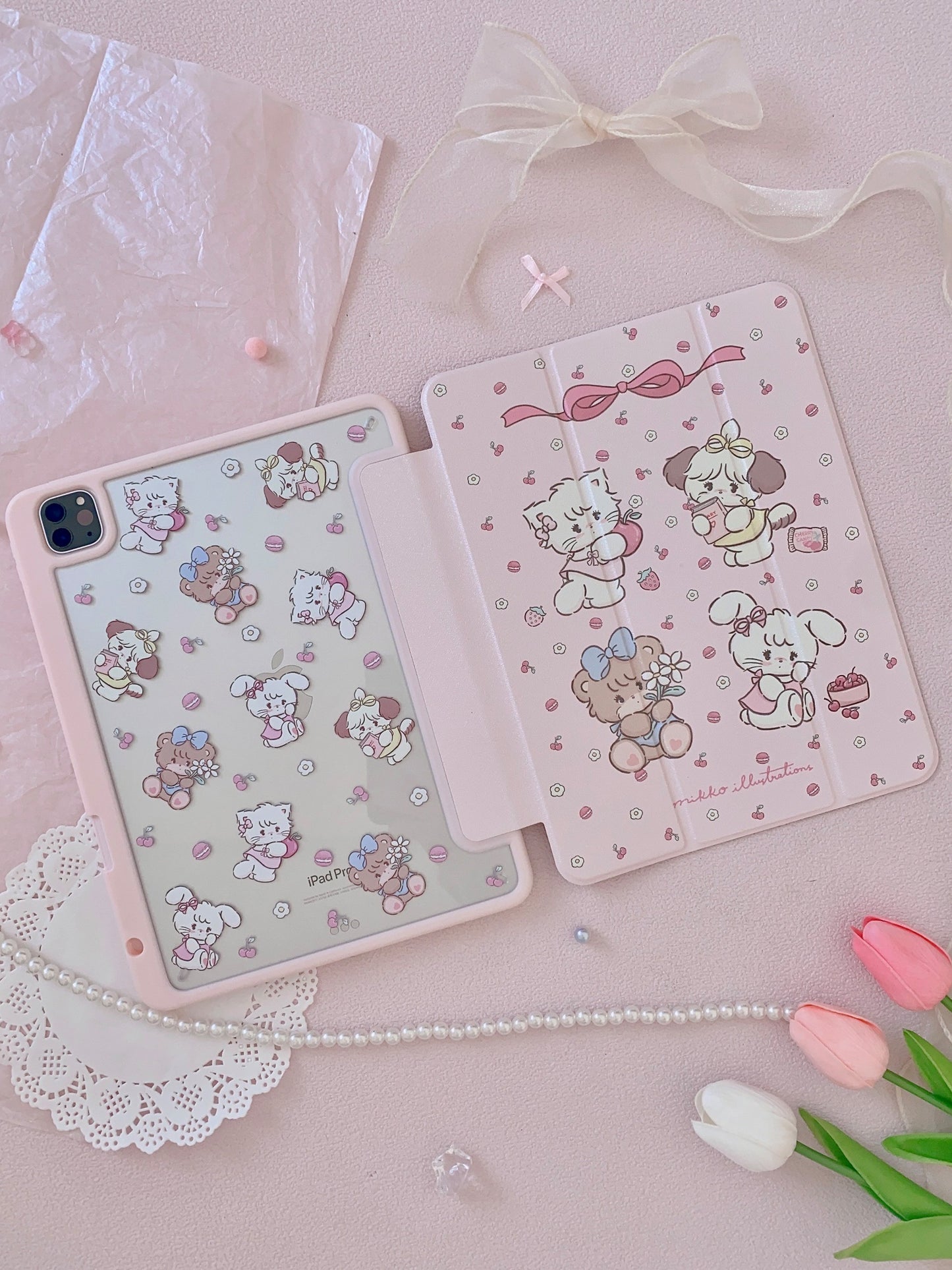 kawaii ipad protective case