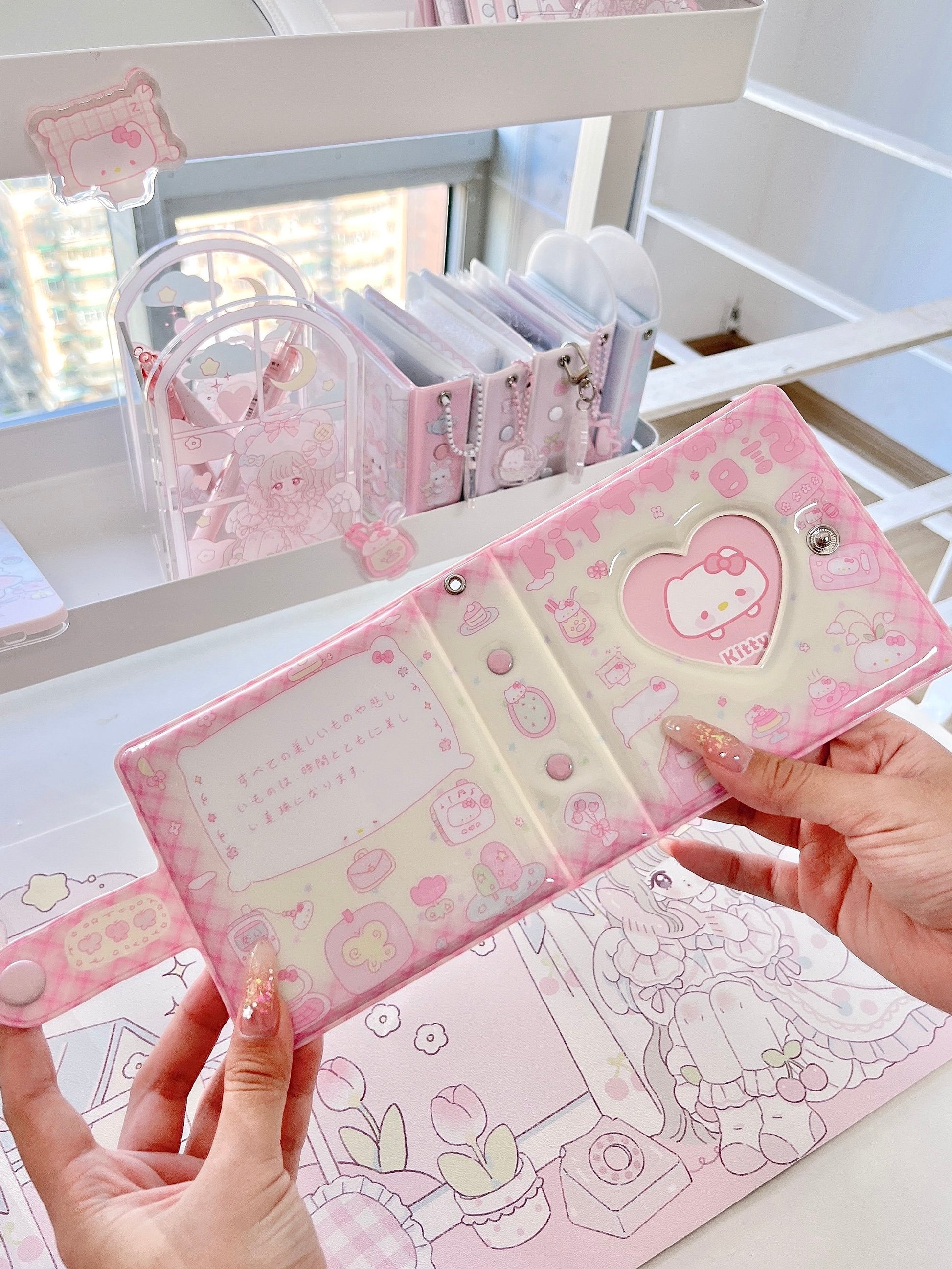 kawaii three-inch photo card book