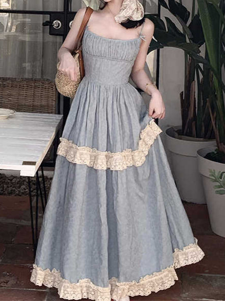 French Lace Cottage Dress