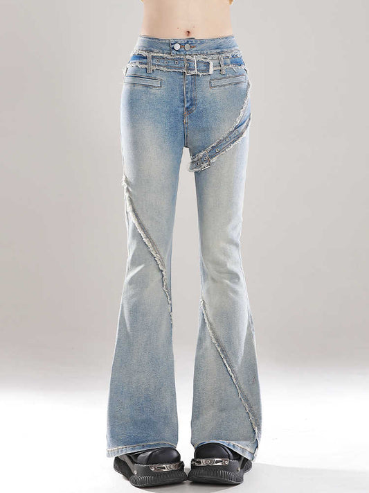 Coquette Designed Bootcut Jeans