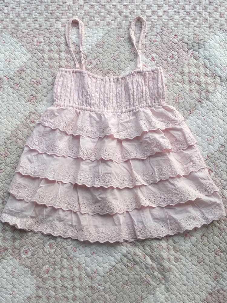 Ruffled Pink Tank Top