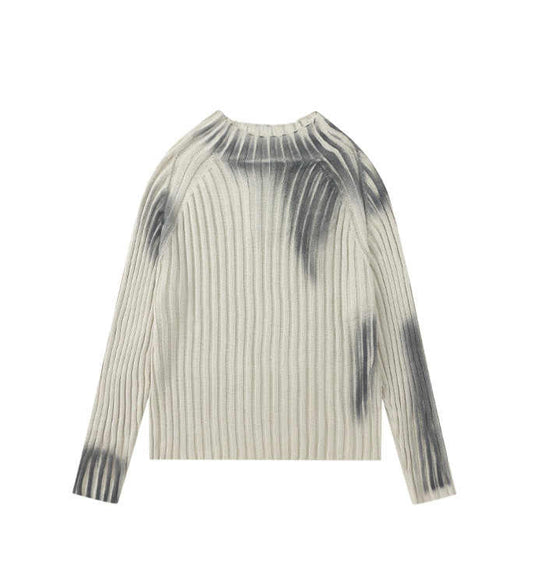 Acubi Long-sleeved Knitted Pullover Sweater