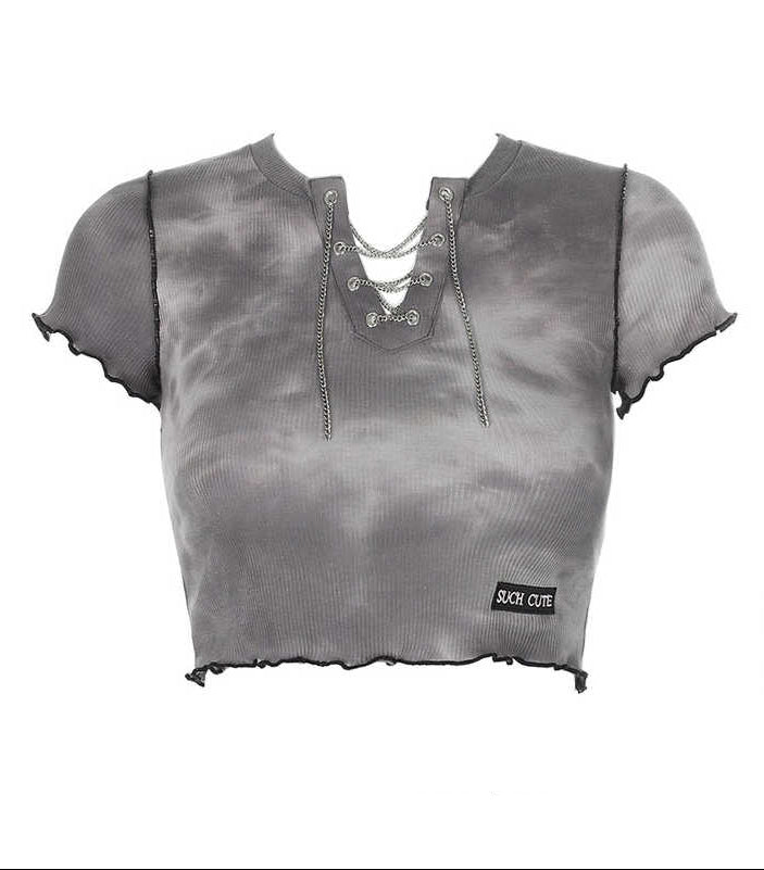 Acubi Tie-dye Crop Top