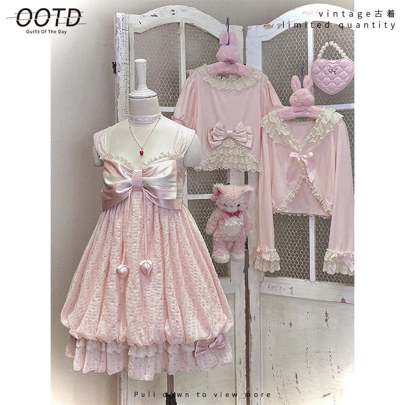 sakura pink coquette dress