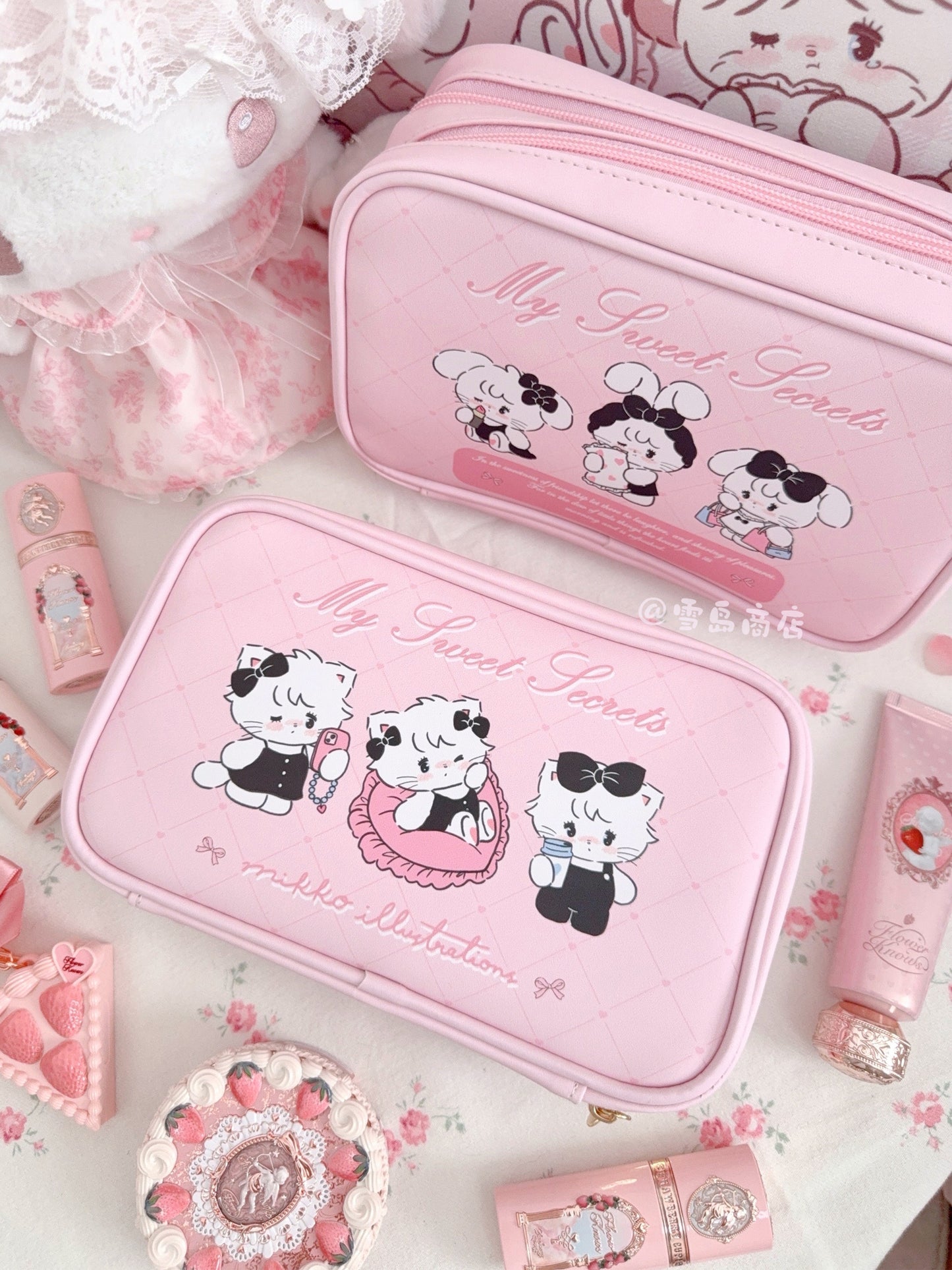kawaii multifunctional storage bag