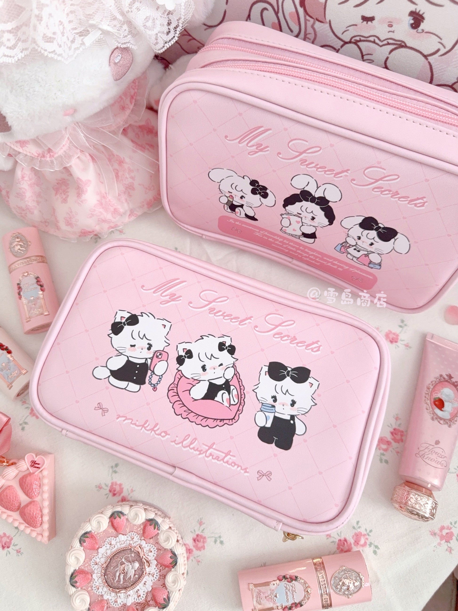 kawaii multifunctional storage bag