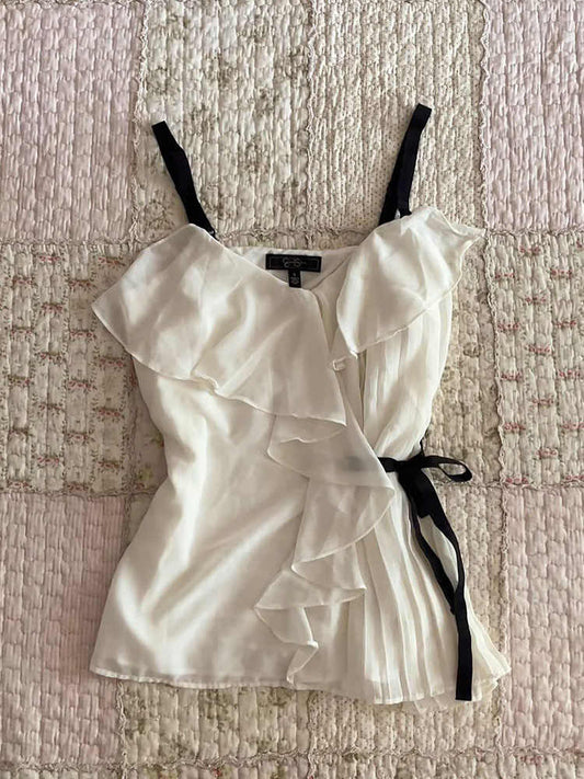 Retro Mesh Camisole Top
