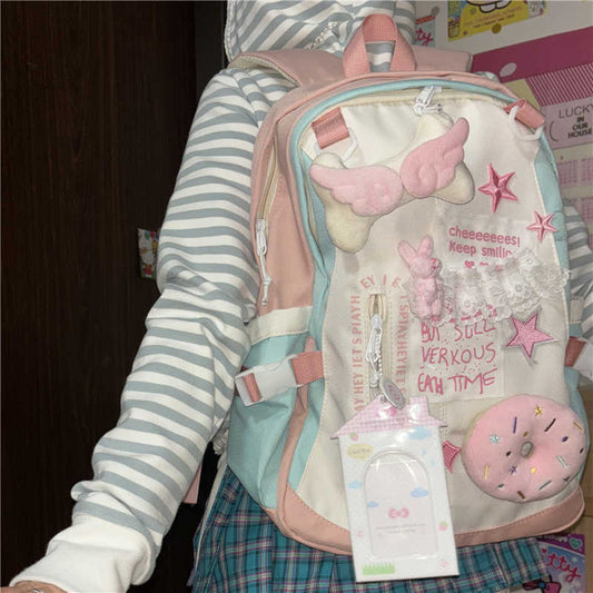 Nikkoyu Pink Star Backpack