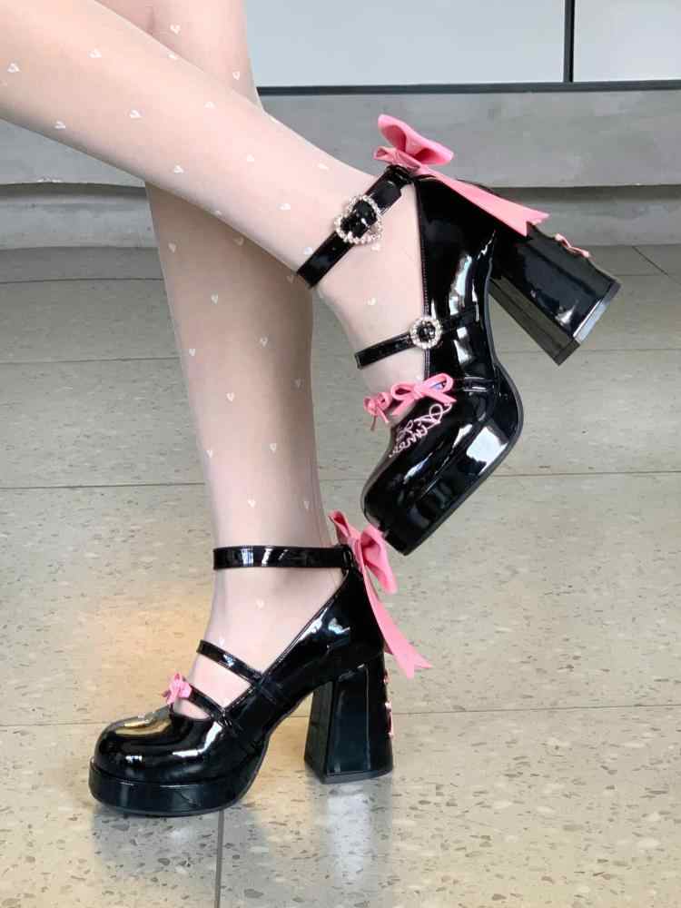 Y2K Barbie Leather High Heels