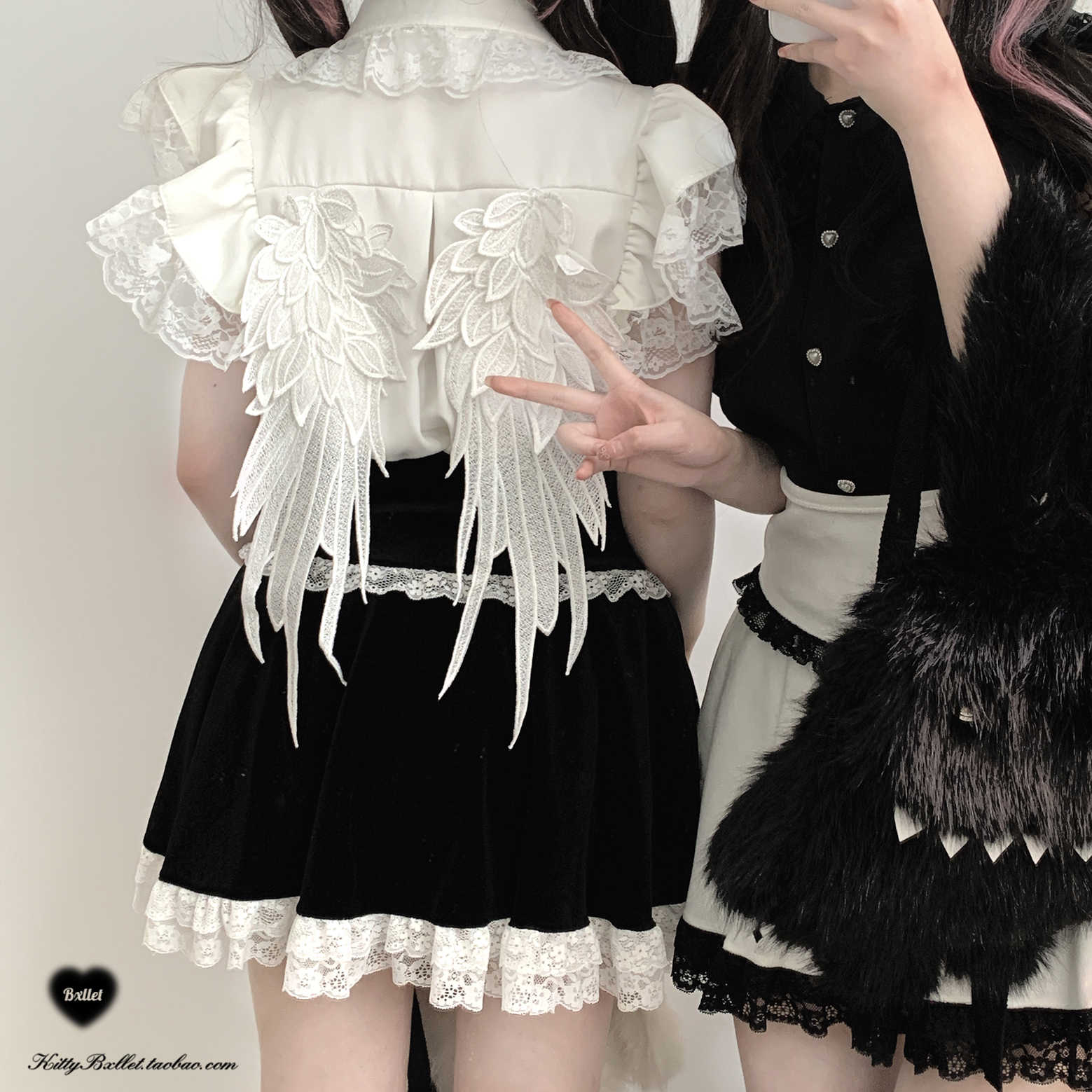 Angel Wings Lace Shirt