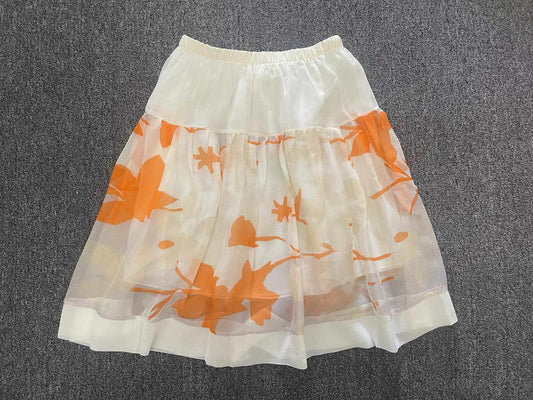 Silk Double Layer Skirt