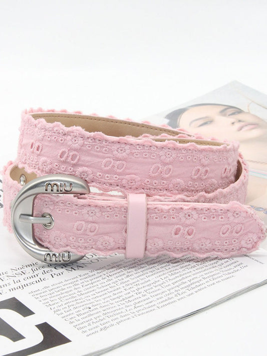 casual pin jeans buckle