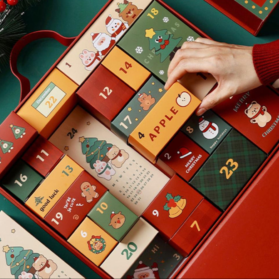 Christmas Countdown Calendar Blind Gift Packaging Box