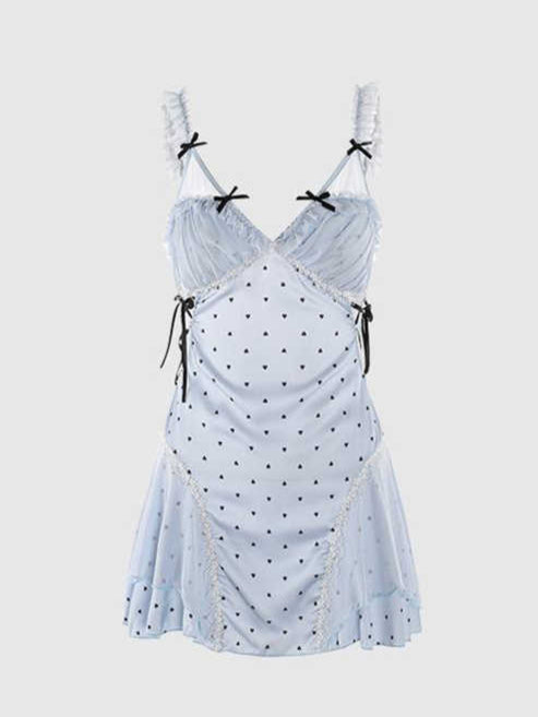 Baby Blue Lace Nightgown