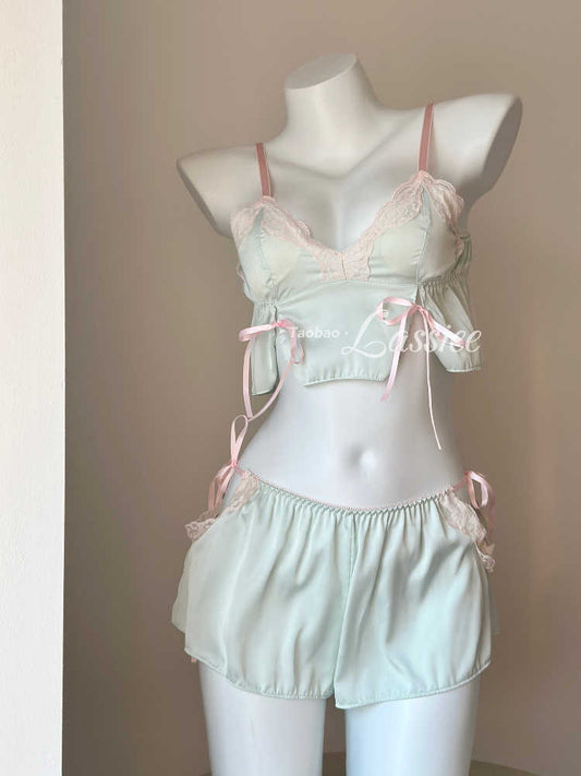 Floral Japanese Style Pajamas