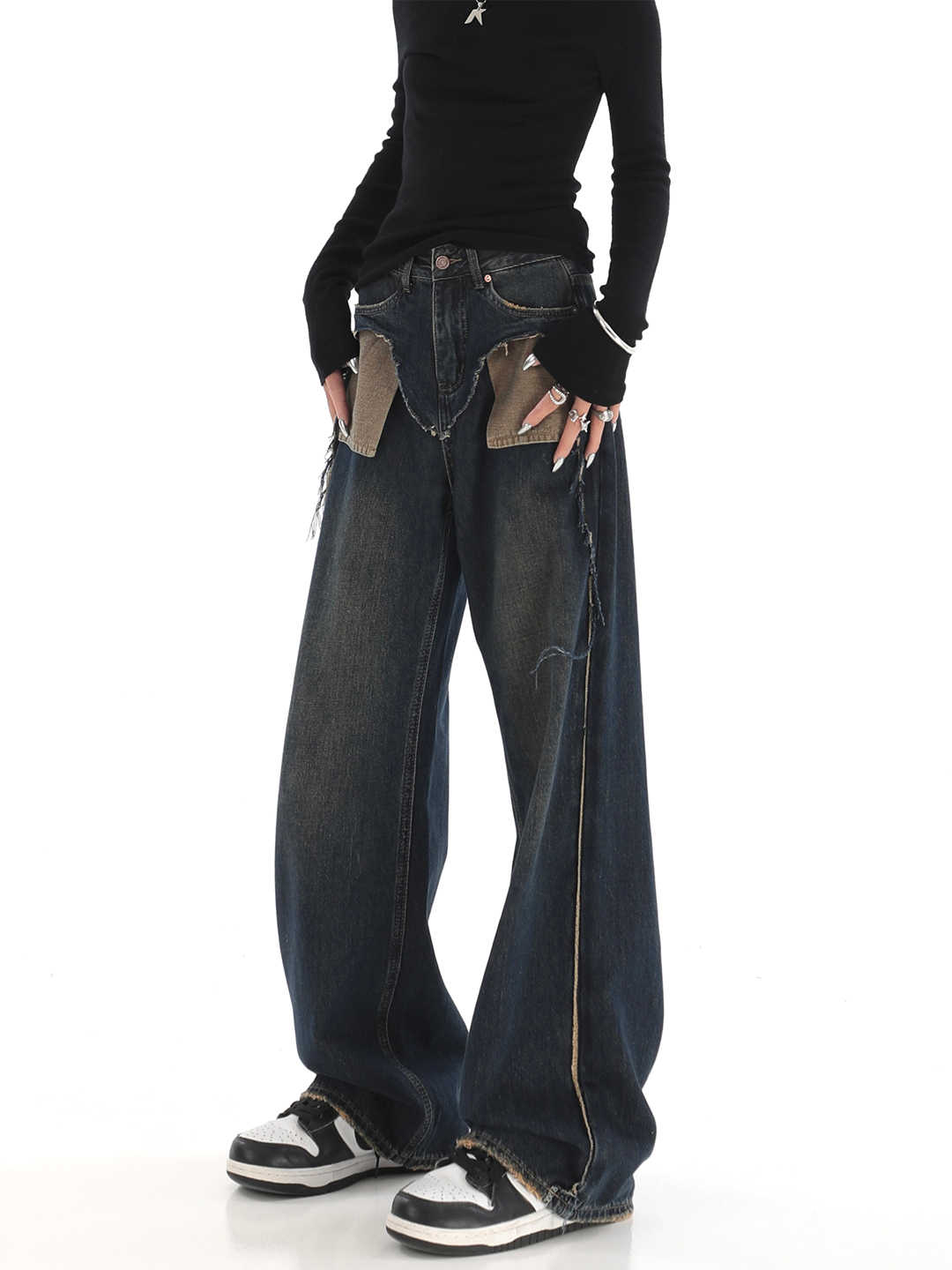 High Street Wide Leg Jeans