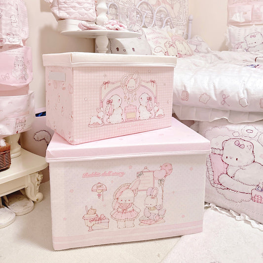 kawaii folding storage box