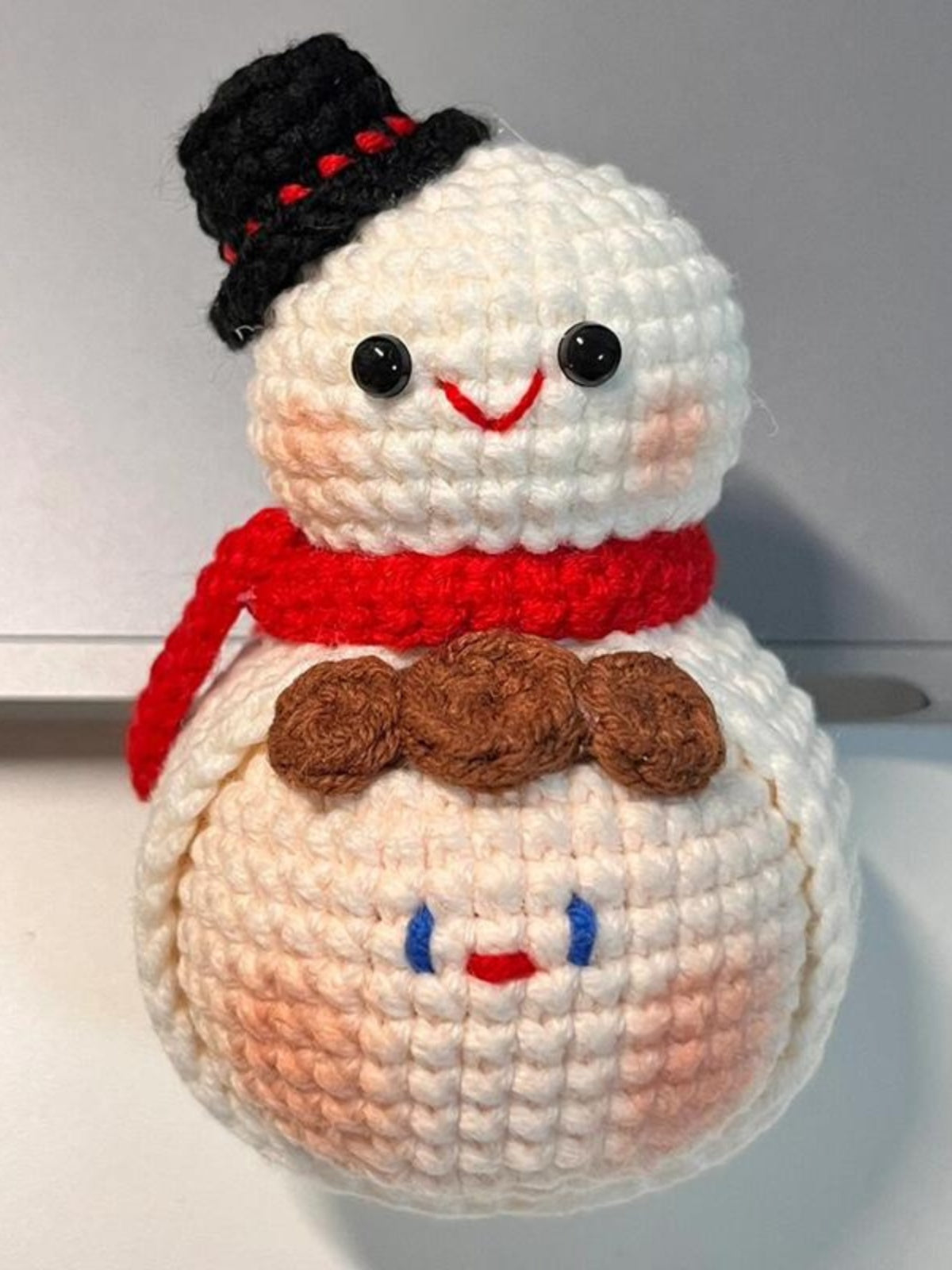 Christmas hand-knitted diy cute keychain