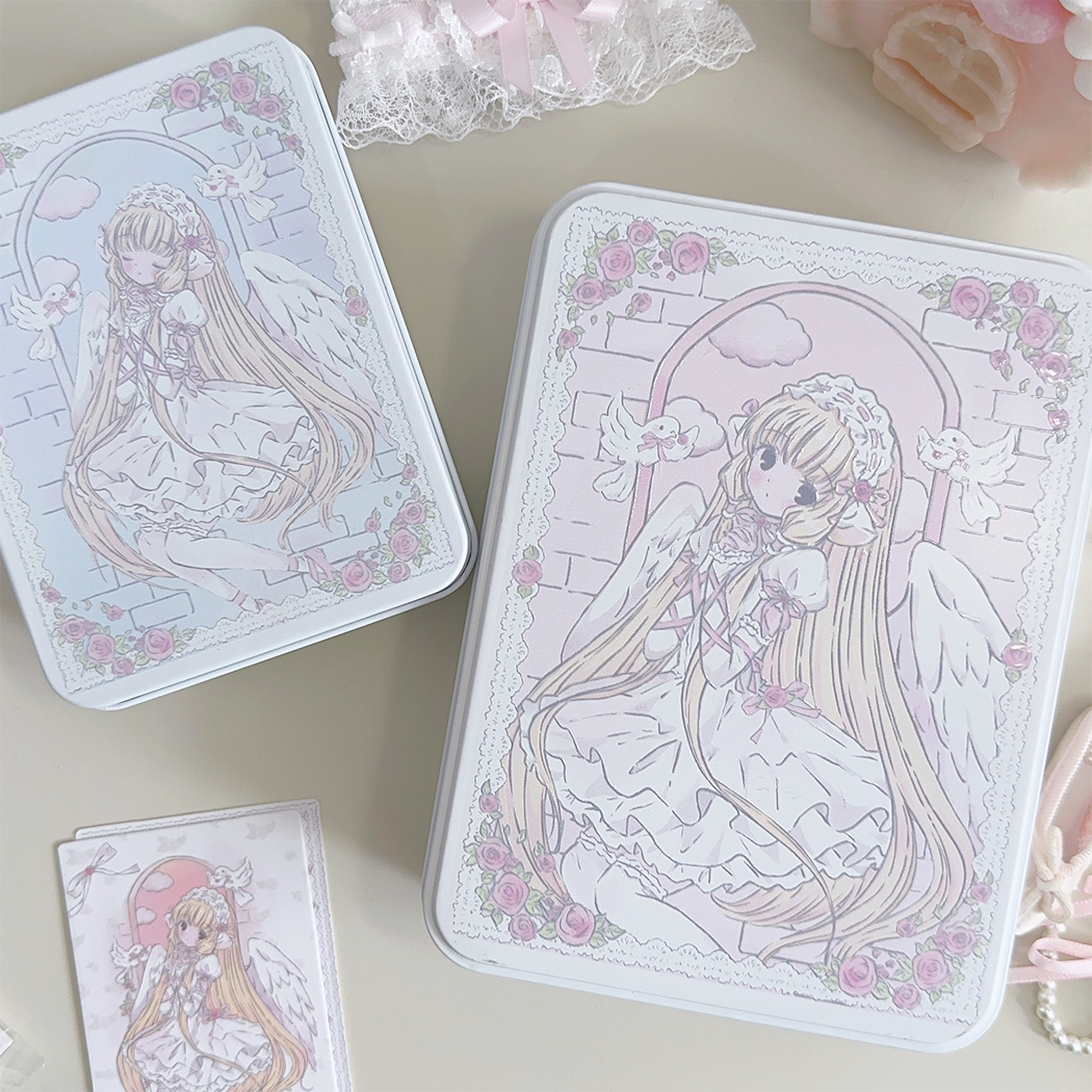 cute pink Tin box