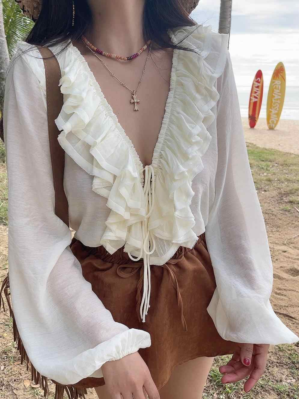Fairy Multi-layered Ruffled Shirt