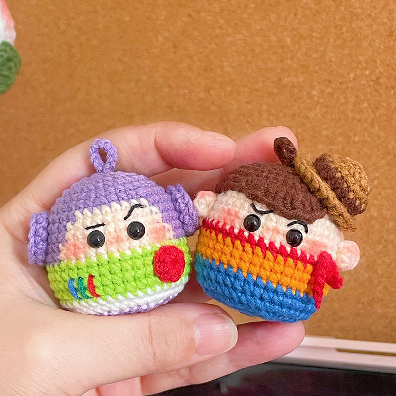 diy wool cute doll material bag