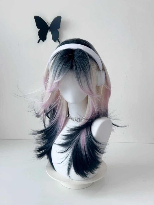 Pink-purple Gradient Wig