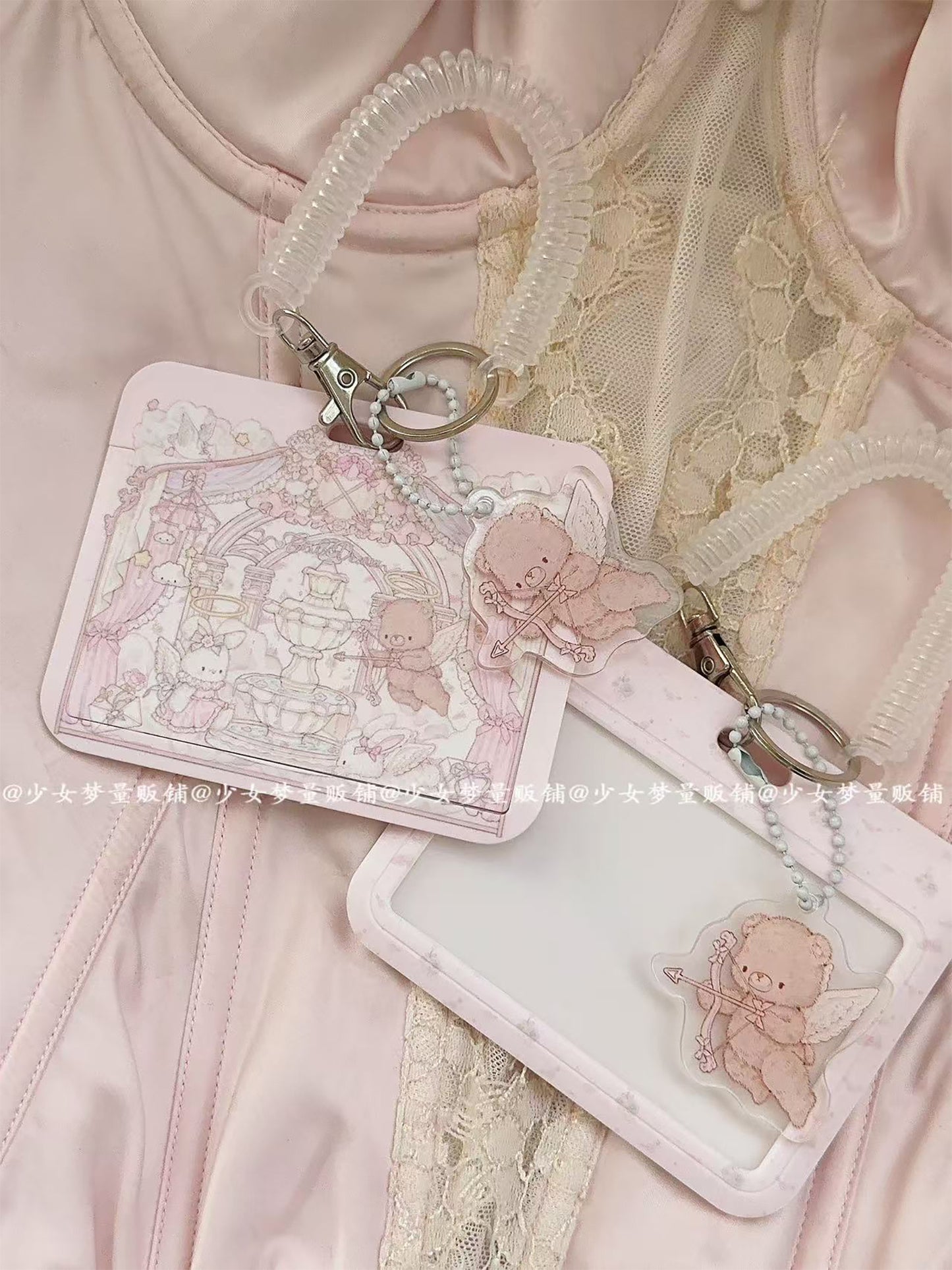 Girl's Dream Cupid Rabbit Bear Card Set