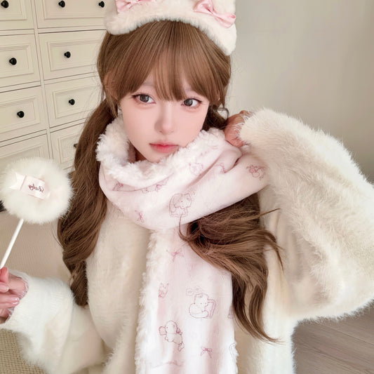kawaii cats scarf