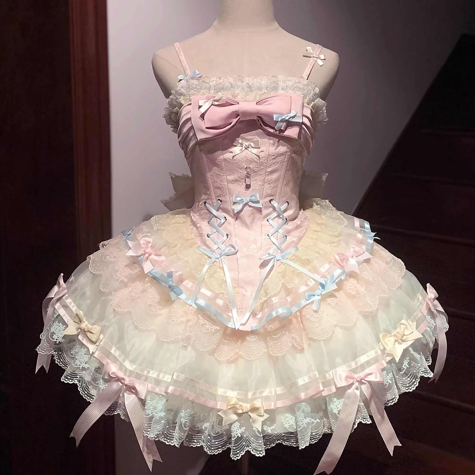 Ice Cream Lace Bow Lolita Dress