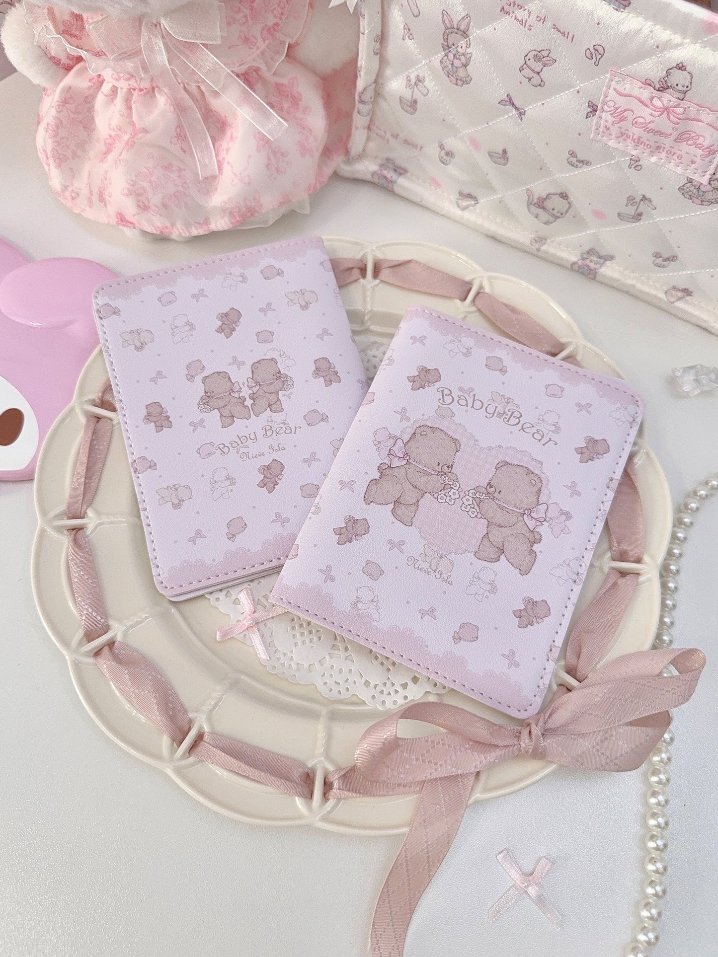 kawaii multifunctional card holder