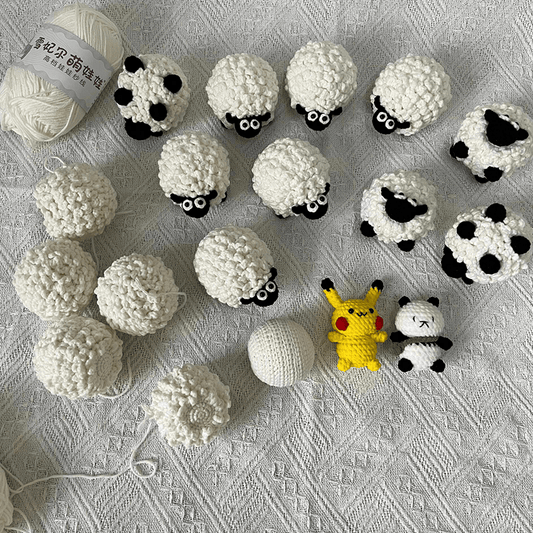 diy crochet Sheep kit