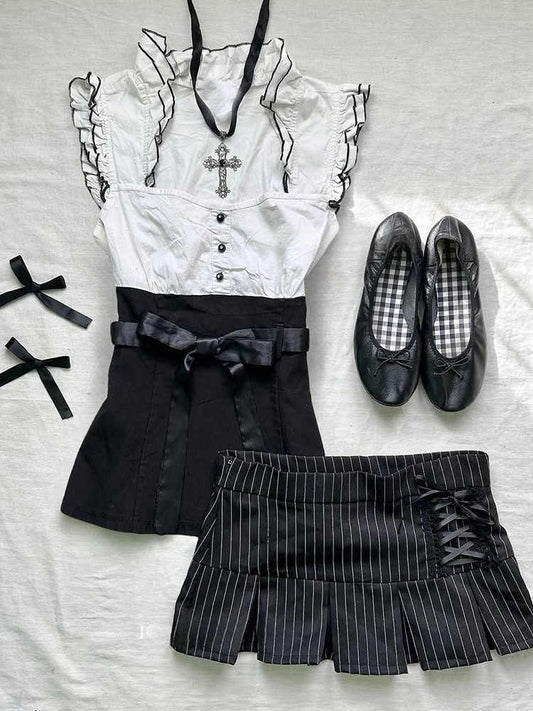 Y2K Retro White Shirt