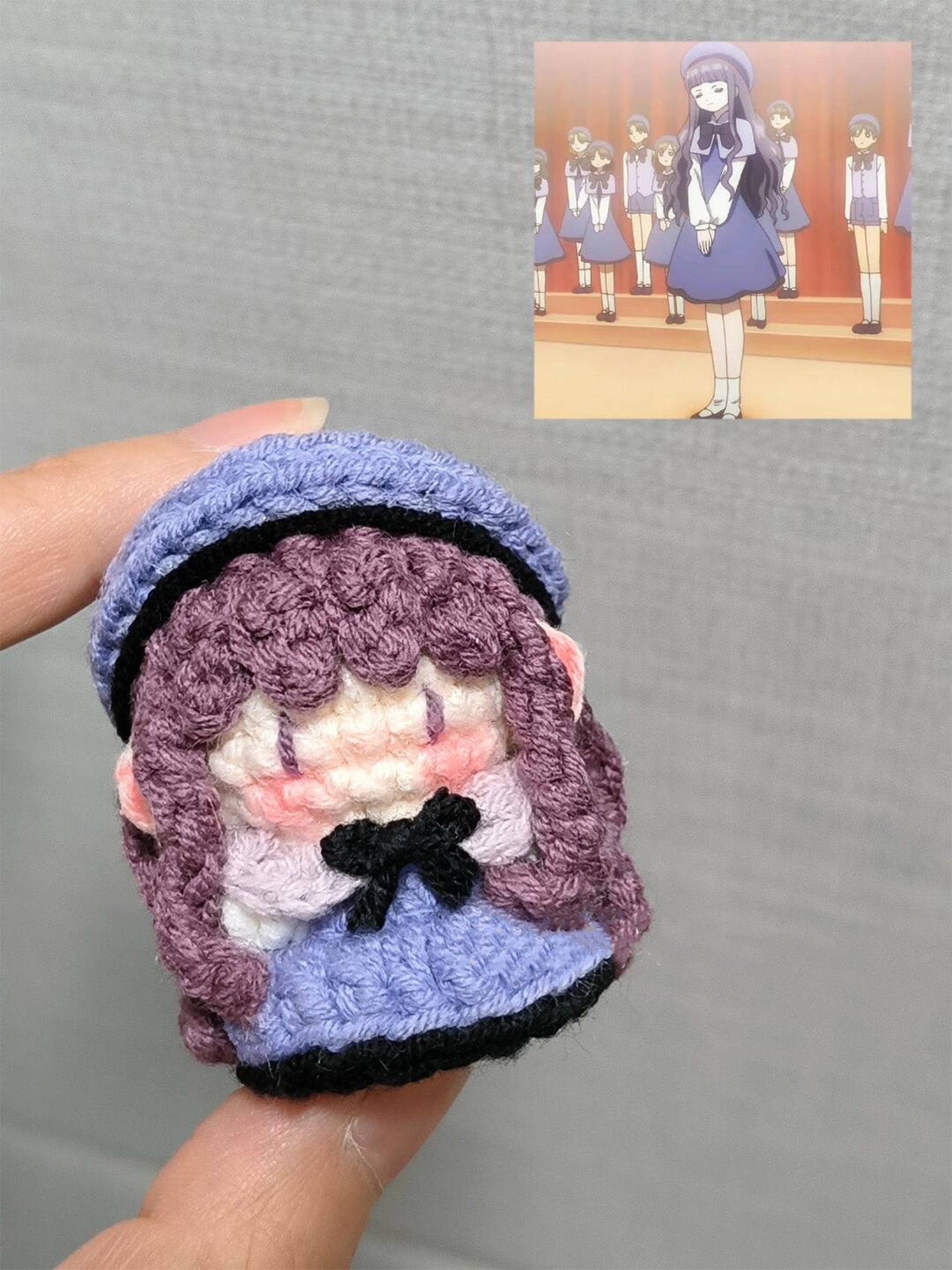 diy crochet Daidoji Tomoyo girl doll kit