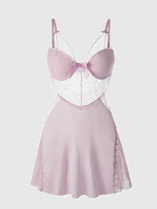 Ice Silk Lace Nightgown