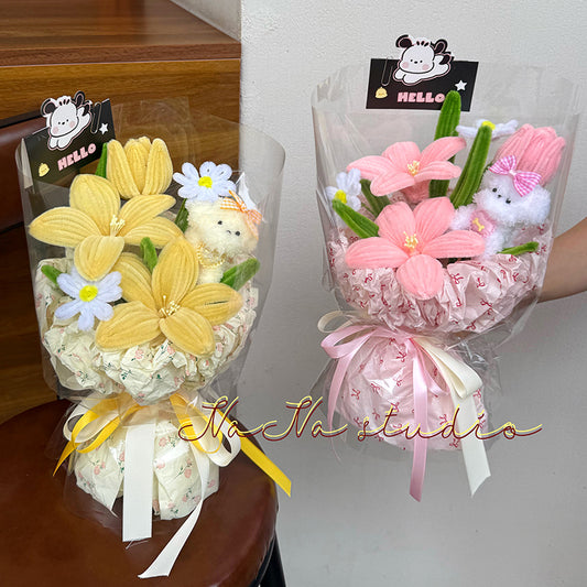 Puppy Twister Stick Bouquet