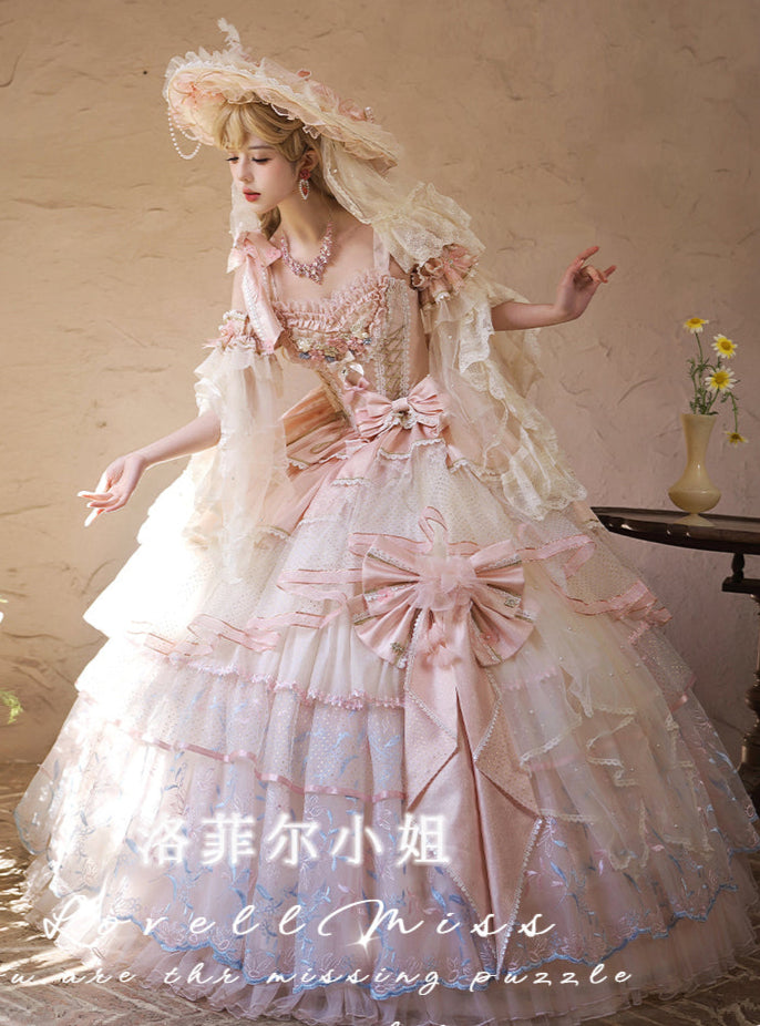 Bows Mesh Lace Lolita Dress