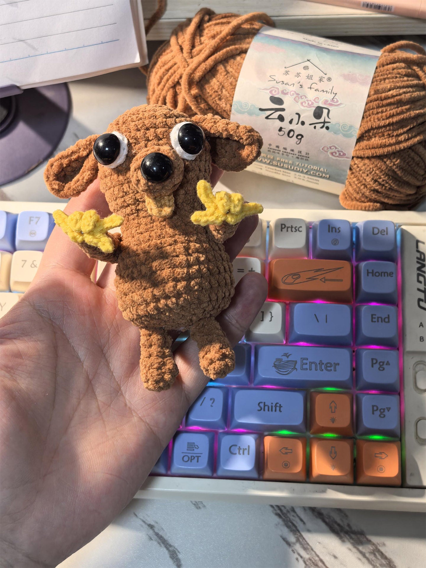 diy wool Chihuahua doll kit