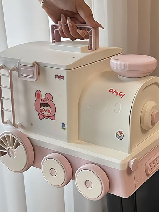 cute Train multi-layer medicine box