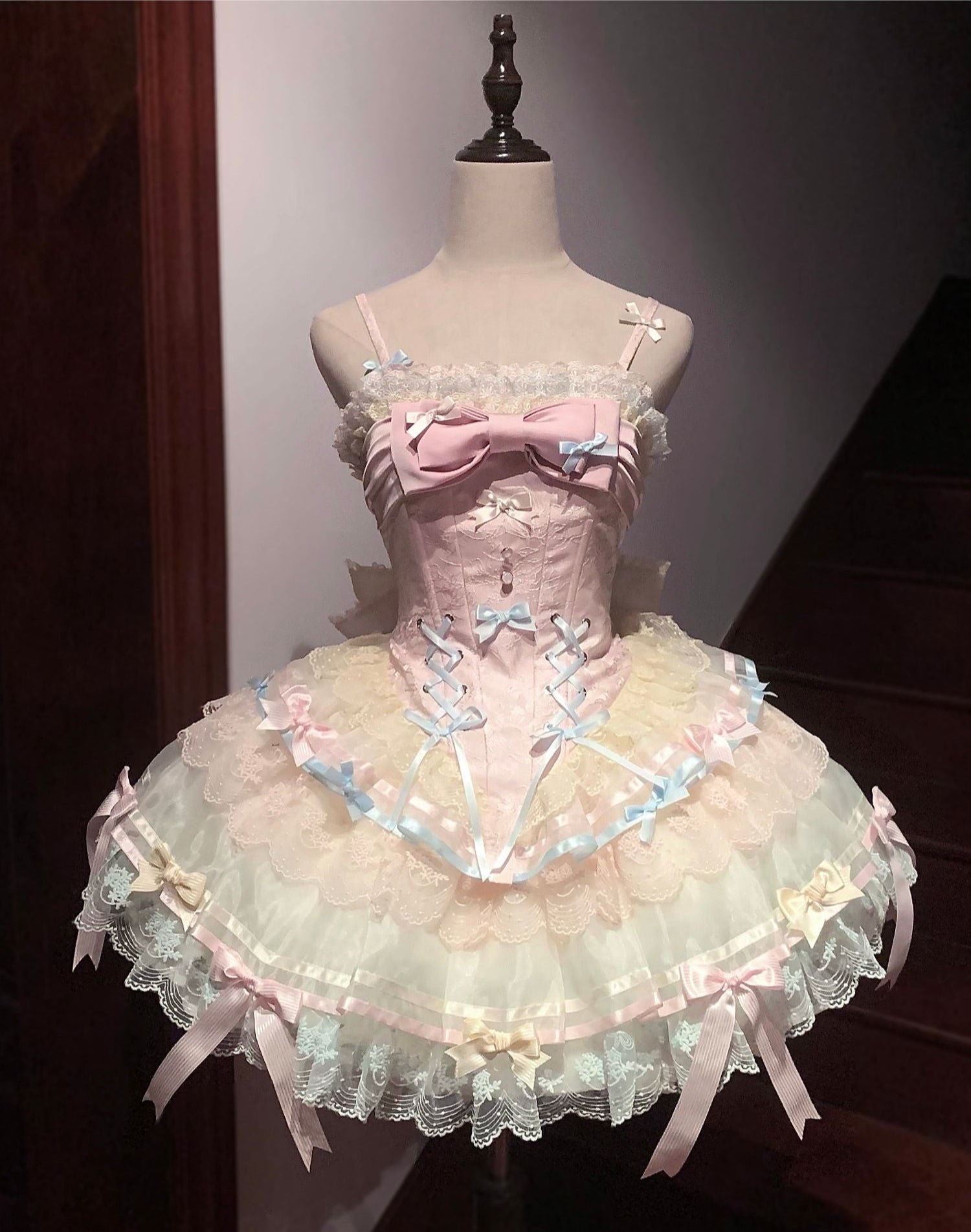 Ice Cream Lace Bow Lolita Dress