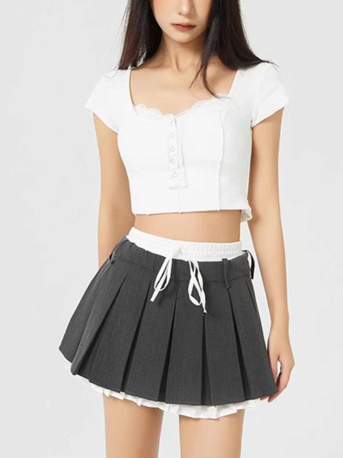 Preppy Pleated Skirt