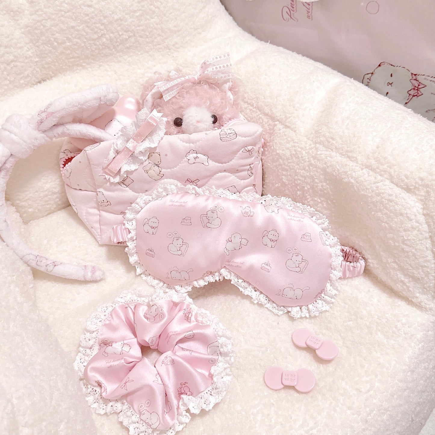 Cat Lace Girly Eye Mask
